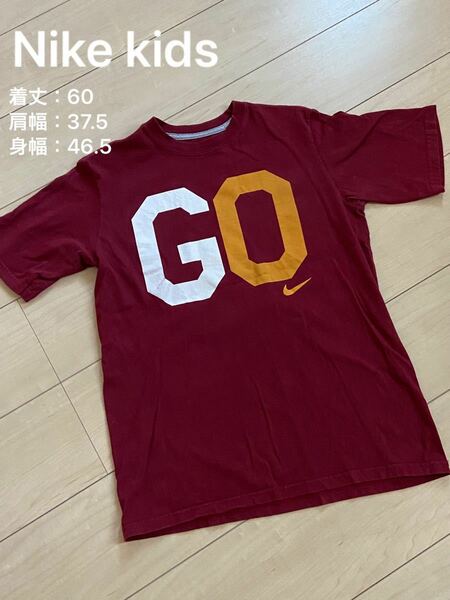 【Nike Kids shirt】USA古着ナイキGO FASTER Tシャツ