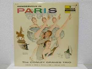 [LP]CONLEY GRAVES TRIO【RENDEZVOUS IN PARIS/パリのランデブー】コンリー・グレイヴス・トリオ DECCA 1957 装画:ノーマン・ロックウェル 