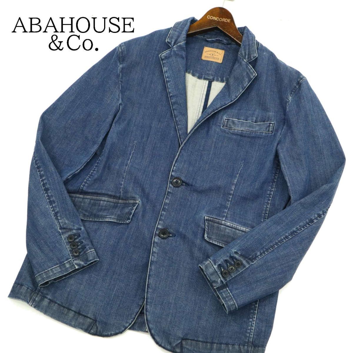 ABAHOUSE アバハウス デニム テーラードジャケット モール