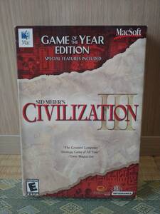 PC ゲーム Civilization 3 / Game of the Year Edition MAC