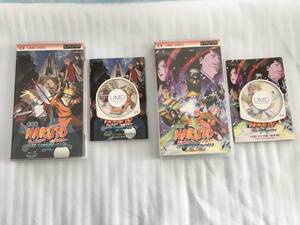 21-03-06 プレイステーションポータブル UMDVIDEO NARUTO ナルト アニメセット 大活劇 第激突