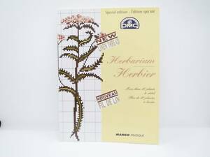 DMC 図案集　Herbarium　クロスステッチ　４０種の図案　植物