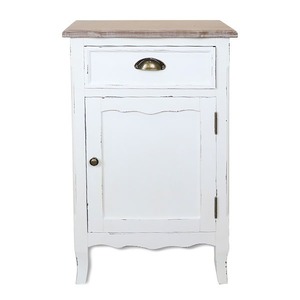  modern antique style Princess . series French Country style white wood Mini cabinet 