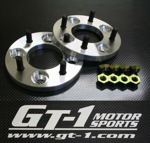 GT-1 モータースポーツ製 １５㎜ワイドトレッドスペーサー タイプⅠ114.3-4H　M12×P1.5 ハブ無 トヨタ車