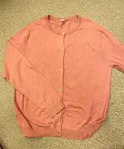  Uniqlo crew neck cardigan front opening 160