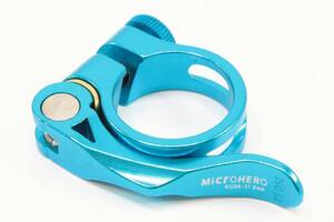 [ immediate payment ]MicrOHERO light weight 44g aluminium alloy CNC quick release type sheet clamp KC89 Φ34.9mm blue made of stainless steel bolt 