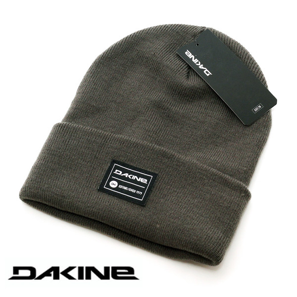 ニットキャップ 帽子 メンズ ビーニー リブ DaKine ダカイン Cutter Beanie グレー 65TVP-01 USA ブランド