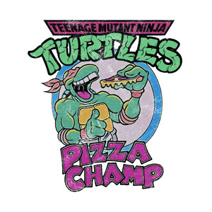 【Tシャツ】　『Turtles Pizza Champ』　タートルズ　S／M／L／XL