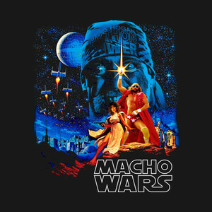 【Tシャツ】　『Macho Wars』　“マッチョマン” ランディ・サベージ　プロレス　S／M／L／XL