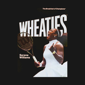 【Tシャツ】　『Serena WHEATIES』　テニス　セリーナ・ウィリアムズ　シリアル　S／M／L／XL