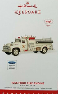 🌟ホールマーク/クリスマス・オーナメント/1956 FORD FIRE ENGINE/フォード・消防車