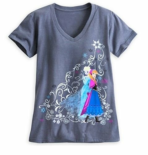 &#128156;ディズニー/アナと雪の女王/アナとエルサのT-シャツ/Ladies Size M/USディズニー・ストア製