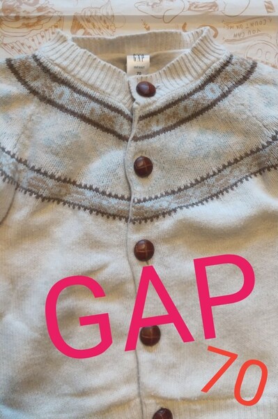 GAP☆ニットカーディガン☆70サイズ