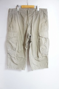 SAGE DE CRET × BEAMS PLUS サージュデクレ ビームスプラス 別注 カーゴ クロップド パンツ ショーツ PR-1201 サイズM カーキ 711M