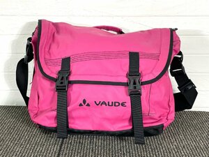 AR9637_Yy◆長期保管品◆VAUDE◆ファウデ◆LUKE◆ショルダーバッグ◆W370 H300 D125