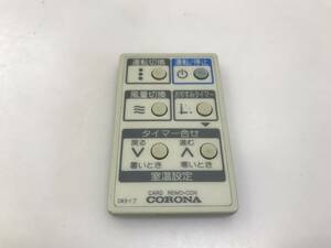 CORONA Corona air conditioner remote control CARD REMO*CON CW type secondhand goods 9950