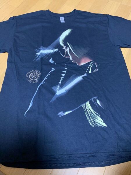 LadyGaGa レディーガガ Tシャツ BABBLE ON BLACK Lady Gaga Chromatica 限定T L
