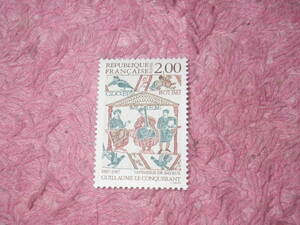 フランス切手　ギョーム死去９００年　１９８７年発行　未使用