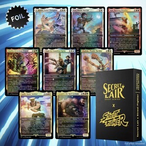 新品　MTG Secret Lair x Street Fighter　FOIL版　シークレットレイヤー ストリートファイター