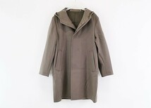 ◇美品【UNITED ARROWS ユナイテッドアローズ】フーデッドコート グレー M_画像1