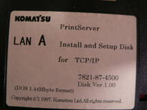 送料最安 94円：FDK02：KOMAT'SU LAN A　Print Server for Ether Talk　/　TC9/IP　/ Novell NetWare　３種バラ売り_画像5