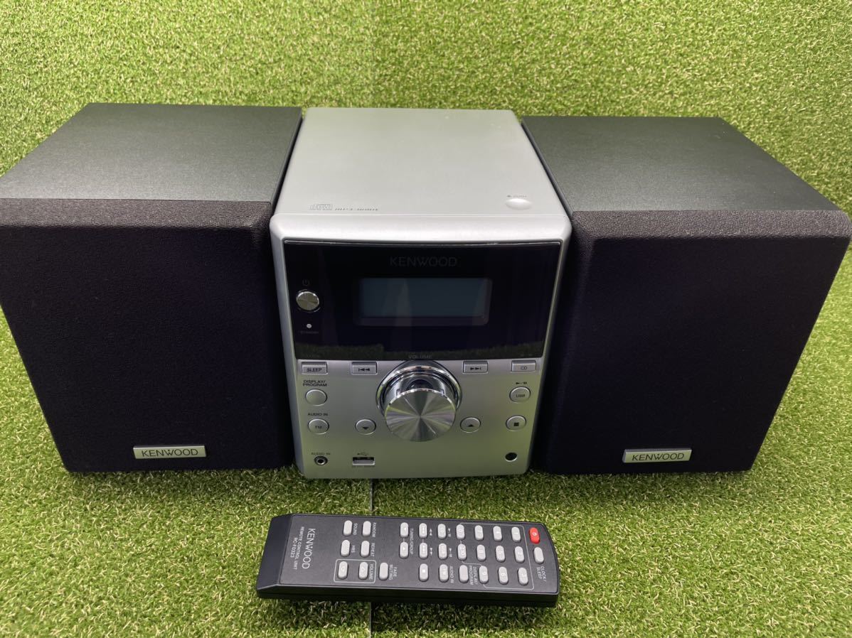 低廉 中古 KENWOODケンウッド CD USBマイクロシステム USB FMラジオ M-313 ミニコンポ オーディオ