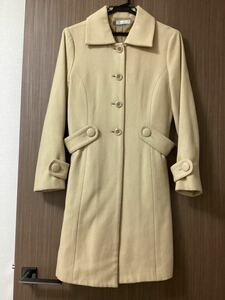  free z mart lady's coat beige group size long coat 