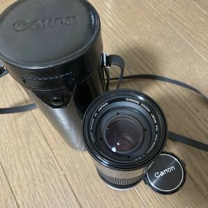 【中古ジャンク レンズ】Canon ZOOM LENS FD 100〜200mm 1:5.6/ケース付き