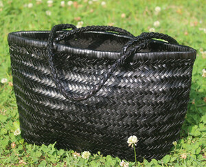  original leather cow leather leather knitting basket bag basket bag . bag . tote bag leather mesh bag basket lady's 