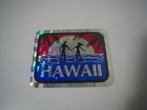 ビンテージ HAWAII ハワイ ステッカー ホログラム Kd441