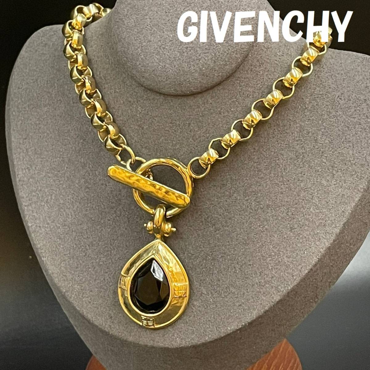 GIVENCHY ジバンシー ハート ロングネックレス ヴィンテージ