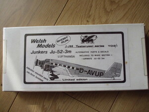 Welsh Models 1/144 Junkers Ju-52-3m　Lufthansa,British Airways(箱未開封：胴体はVac-formとあります）