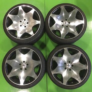 NA520 中古 AUTO COUTURE オートクチュール ホイール 19×8.5J +43 19×9.5J +43 PCD 114.3 タイヤ 225/35R19 235/35R19 4本 セット