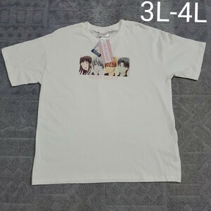 フルーツバスケット　半袖Tシャツ　キャラバージョン　ホワイト　3L―4Lサイズ