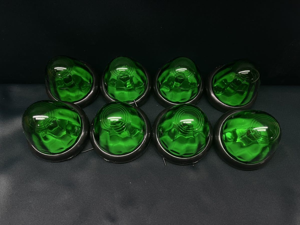 YT-444 20個 グリーン 緑 トップマーカーランプ ガラスレンズ 電球式 