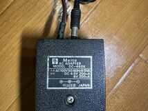 レア Meito 明治図書 ラジオ等 ACアダプタ 当時物 DC-460K 4.5V 200mA 6V 200mA_画像3