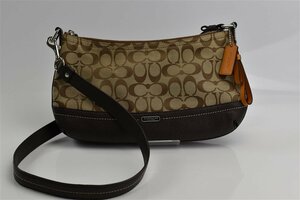 コーチ シグネチャー ショルダーバッグ COACH 美品 F24028