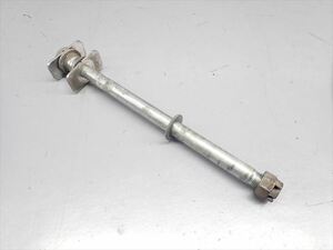 βCV08-3 Kawasaki Balius ZR250A previous term (H3 year ) original rear axle shaft bend less! total length approximately 32.5cm shaft diameter 17φ