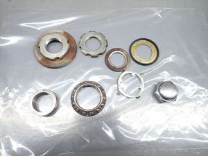 βDC16-1 ホンダ CBR250FOUR CBR250F MC14 (S61年式) 純正 ステムナット 交換用に！ベアリングはおまけ！