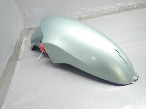 βDE19-2 カワサキ ZZ-R250 ZZR EX250H (H9年式) 動画有 純正 フロントフェンダー カウル 傷・破損有！