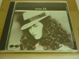 CDB2792　中島みゆき　/　miss M.　/　国内盤中古CD　送料100円