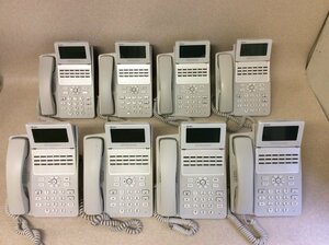 NTT A1-(18)STEL-(1)(W) 8台 置型電話機 ビジネスフォン【保証付/即日出荷/当日引取可/大阪発】No.1