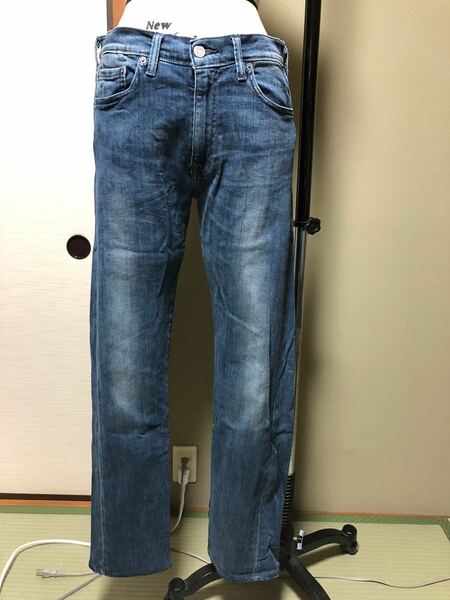 Levi’s513 L 82センチ　デニム ジーンズ　デニムパンツ　レギュラー　ネイビー　インディゴ　Lサイズ