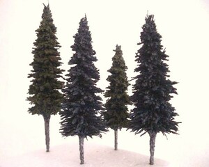 # tree structure [ real needle leaved tree 5 pcs set ] [ non-standard-sized mail ] including carriage 