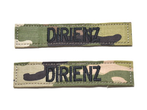2枚セット 米軍実物 陸軍 ネームタグ ネームテープ OCP スコーピオン/マルチカム DIRIENZ E861