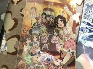 d034クリアファイル　アイドルマスター シンデレラガールズ BD/DVDアニメイト特典　前川みく　櫻井桃華　島村卯月　輿水幸子