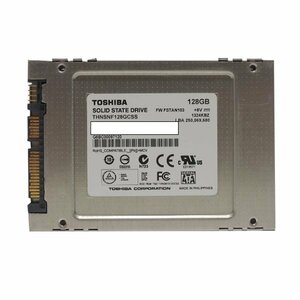 中古品 2.5インチSSD 128GB TOSHIBA THNSNF128GCSS 中古正常動作品 2個セット