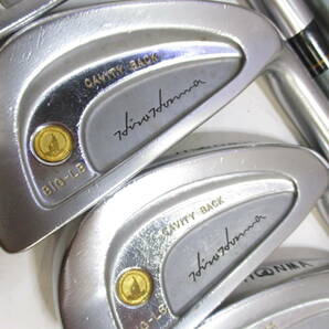 HONMA BIG-LB CAVITY BACK 金モグラ #3-#11 Super Ferrite Carbon R-1 アイアン 9本セット ヒロホンマ @140の画像3