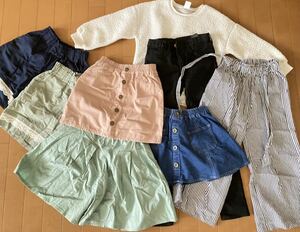  girls * size 130cm[ used beautiful goods ] short pants skirt boa sweatshirt 