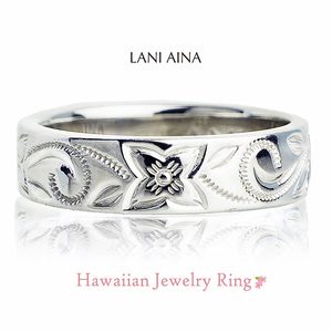 LANI AINAmau нижний гавайская бижутерия кольцо 11 номер парные тоже 5mm ширина кольцо подарок серебряный 925 rhodium мужской женский 